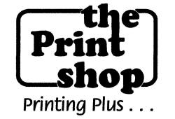 the Print Shop